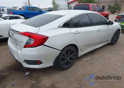 2020 Honda Civic Sport z USA, uszkodzony, nr VIN 19XFC2F89LE025775